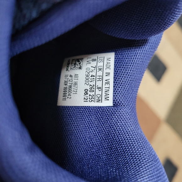 Adidas D.O.N Issue #3 Navy Basketball Sneakers Size 8 - Picture 5 of 9